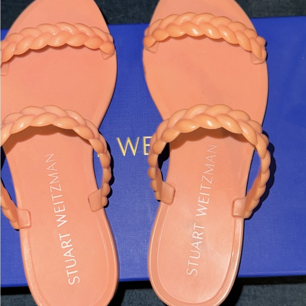 Braided jelly sandals